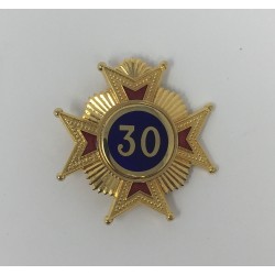 RC 30th Degree Star Jewel  Metal Gilt And Enamel