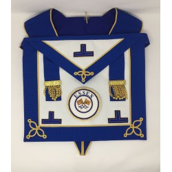 Craft Provincial/Metropolitan Masonic Undress Apron & Collar (Standard Quality) with Badge