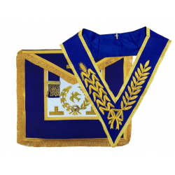 Grand Officers Full Dress Embroidered Apron & Collar