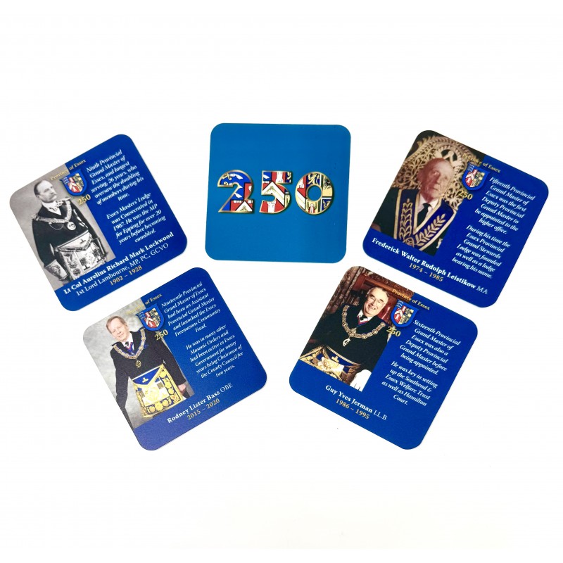 250th Anniversary Table Mats (Pack of 5)