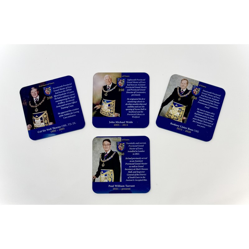 250th Anniversary Coasters Collection (Pack of 20)